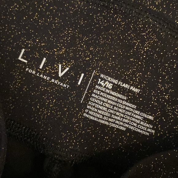 ***NWT*** LIVI FOR LANE BRYANT WICKING FLAIR PANT SIZE 14/16 - Picture 6 of 12